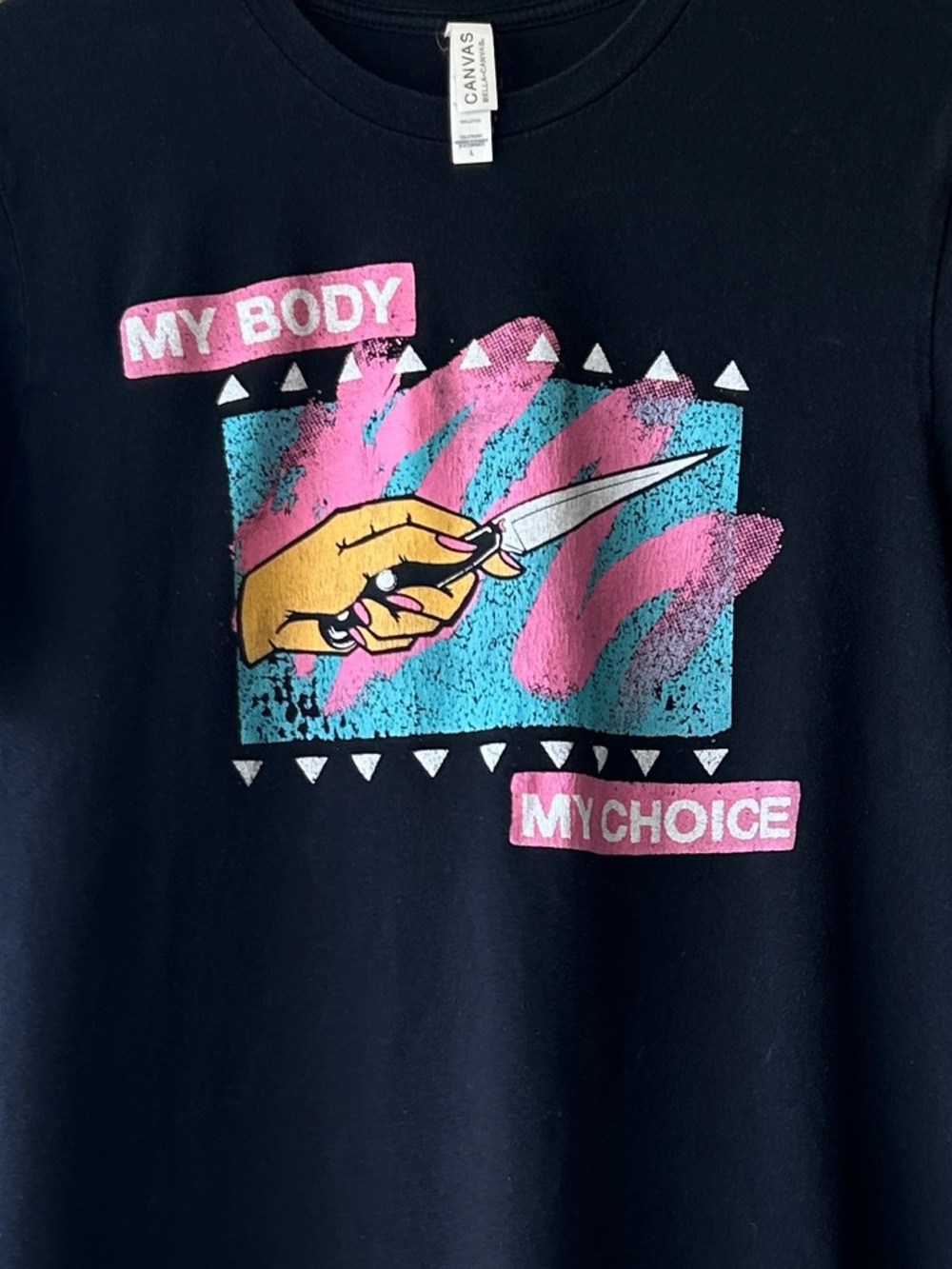 Bella + Canvas My Body My Choice Graphic Tee